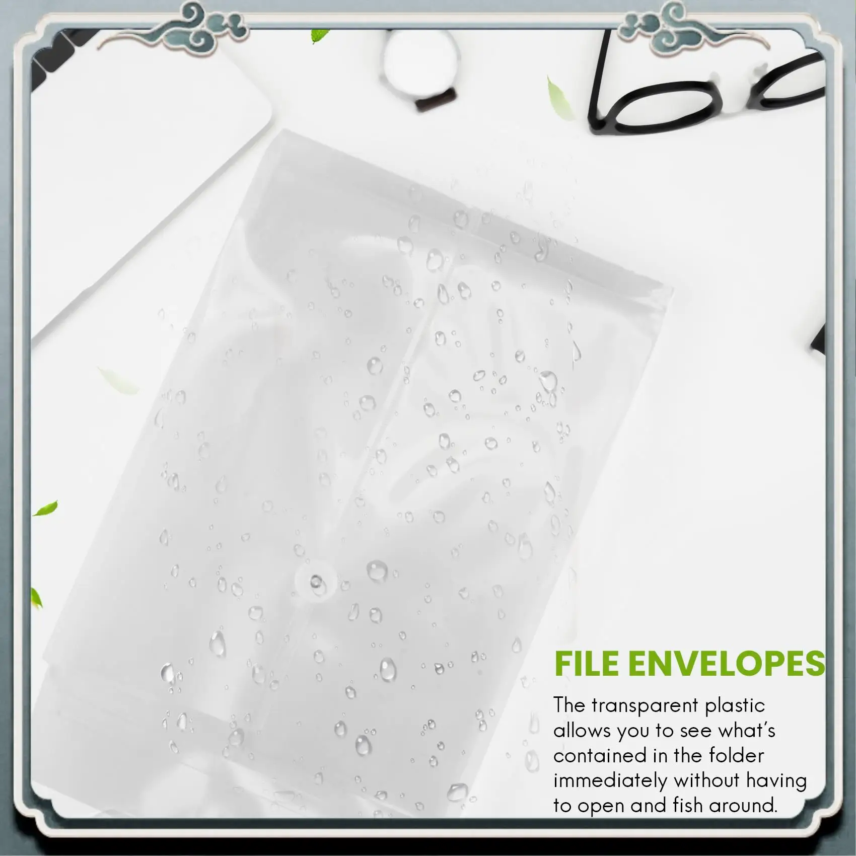 Premium 12 Pack Clear Plastic Envelopes Poly Envelopes Expandable Files Document Folders With Button & String Tie Closure A4
Premium 12 Pack Clear Plastic Envelopes Poly Envelopes Expandable Files Document Folders With Button & String Tie Closure A4