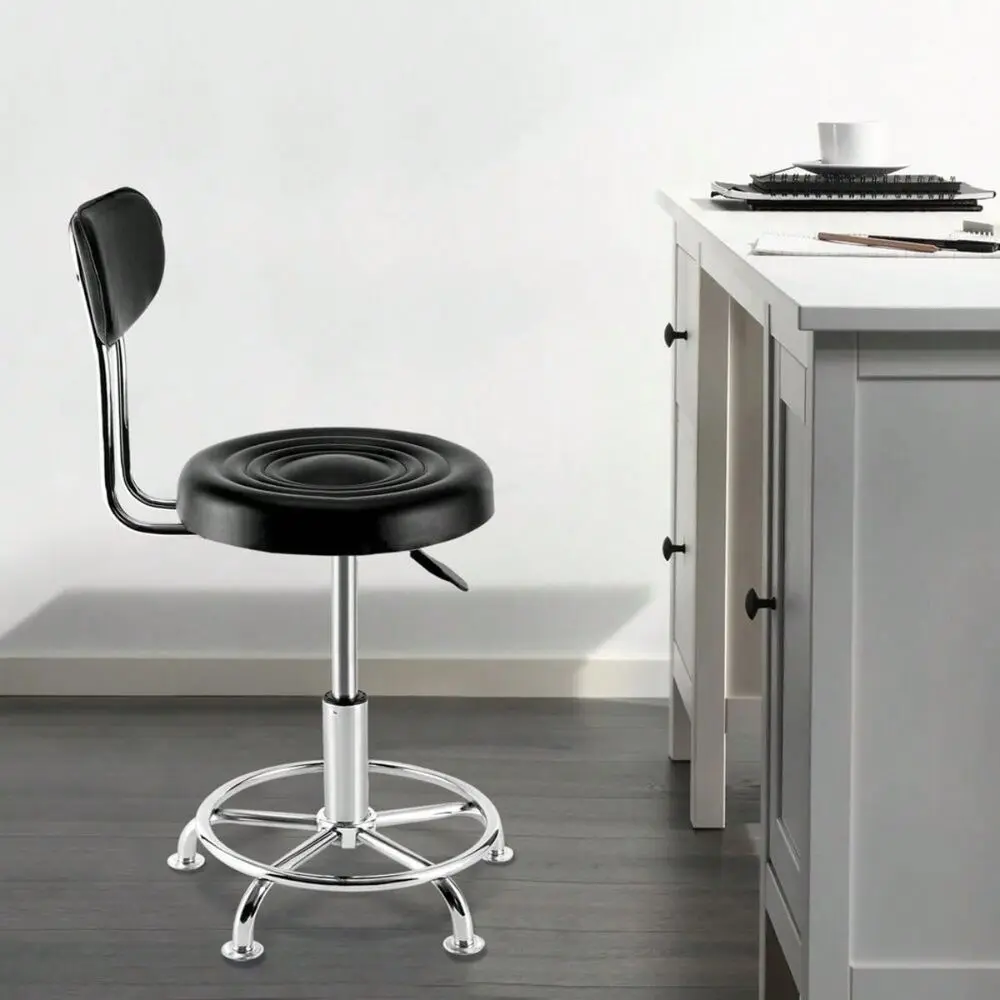 LINSIE Work Shop Stool Swivel Chair, Hydraulic High Barber Cutting Stools Black Adjustable Height Bar Stool With Backrest For W
LINSIE Work Shop Stool Swivel Chair, Hydraulic High Barber Cutting Stools Black Adjustable Height Bar Stool With Backrest For W