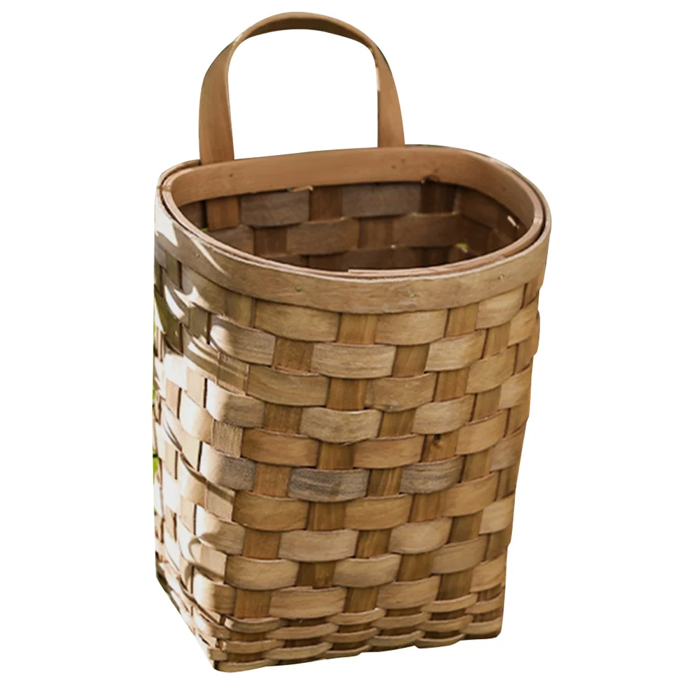 Wooden Wall Flower Basket Garlic Storage Hanging Vegetable Fruit Baskets Woven Planter Pots for Indoor Plants
Wooden Wall Flower Basket Garlic Storage Hanging Vegetable Fruit Baskets Woven Planter Pots for Indoor Plants