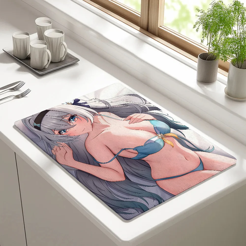 Firefly Honkai Star Rail Draining Pad Drying Mat For Kitchen Bar Coffee Dishes Rubber Quick Drying Water Absorbent Anti-slip Mat
Firefly Honkai Star Rail Draining Pad Drying Mat For Kitchen Bar Coffee Dishes Rubber Quick Drying Water Absorbent Anti-slip Mat