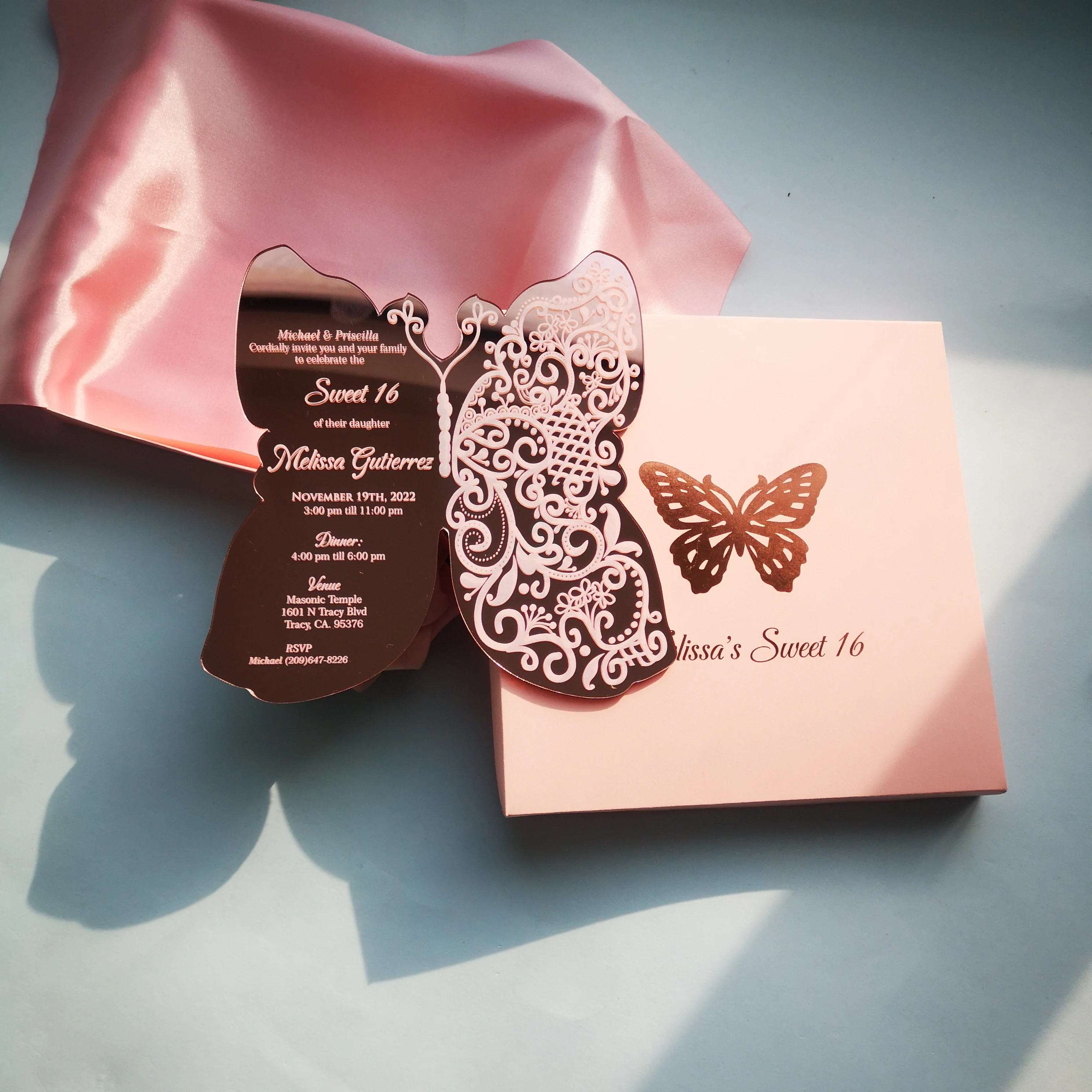 Rose Gold Mirror Acrylic Place Card, Wedding Invitations, Arabic Tarot Butterfly, Wedding Decoration, Table Business Card,Custom
Rose Gold Mirror Acrylic Place Card, Wedding Invitations, Arabic Tarot Butterfly, Wedding Decoration, Table Business Card,Custom