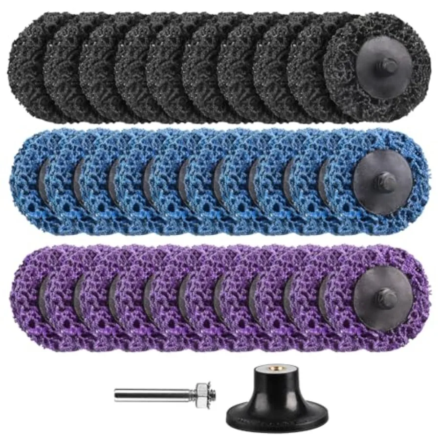 Diamond Sanding Discs Set 2 Inch Quick Change Disc Surface Conditioning Disc with 1/4 Inch Holder for Die Grinder Surface Prep
Diamond Sanding Discs Set 2 Inch Quick Change Disc Surface Conditioning Disc with 1/4 Inch Holder for Die Grinder Surface Prep