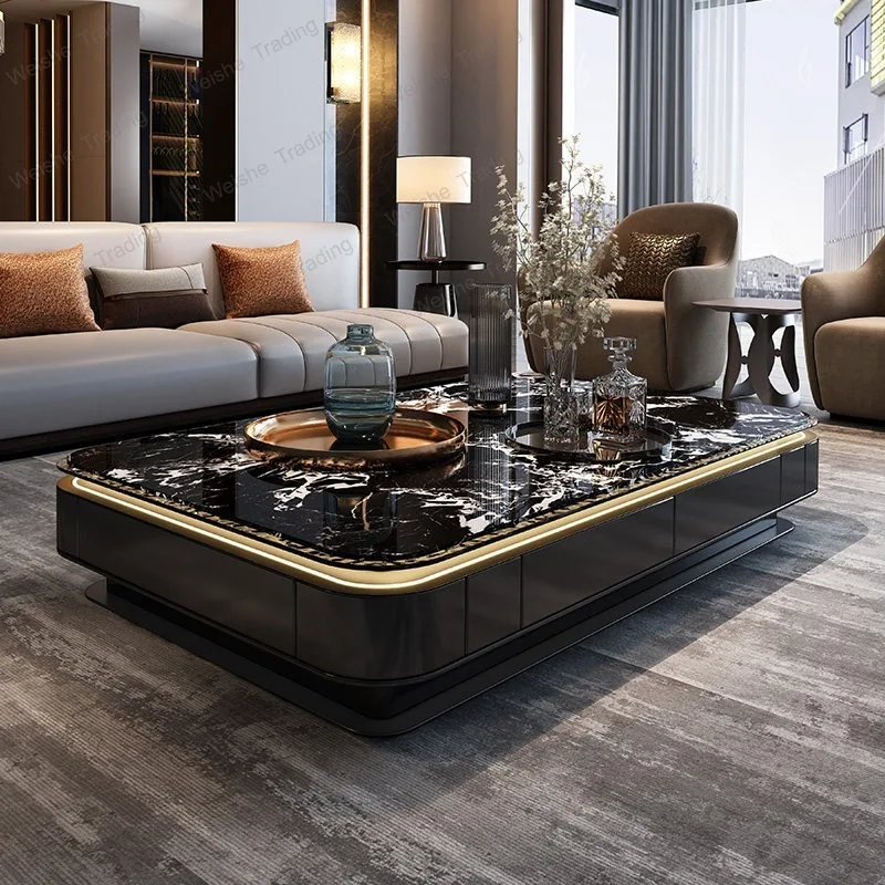 Living room household modern light luxury high-end villa natural Dali luxury stone size apartment coffee table
Living room household modern light luxury high-end villa natural Dali luxury stone size apartment coffee table