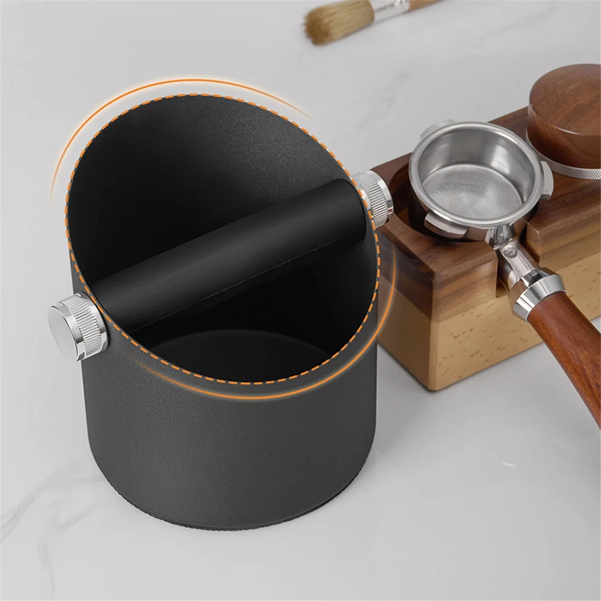 NEW Coffee Knocker Bucket Espresso Knock Box Large Capacity & Non-Slip Base Coffee Knock Box Espresso Machine Accessories B
NEW Coffee Knocker Bucket Espresso Knock Box Large Capacity & Non-Slip Base Coffee Knock Box Espresso Machine Accessories B