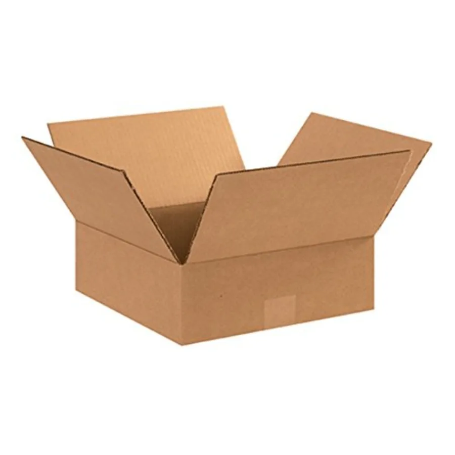 12124 Flat Corrugated Cardboard Box 12" L x 12" W x 4" H Kraft For Shipping Packing and Moving Pack of 25
12124 Flat Corrugated Cardboard Box 12" L x 12" W x 4" H Kraft For Shipping Packing and Moving Pack of 25