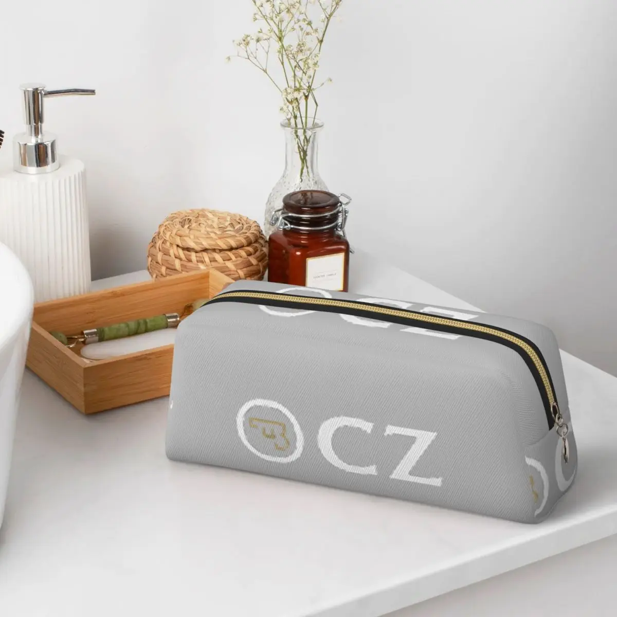 White CZ Guns Logo Pencil Cases for Students Gifts Pen Box Pencil Bag Big Capacity Pencil Pouch Pen Holder
White CZ Guns Logo Pencil Cases for Students Gifts Pen Box Pencil Bag Big Capacity Pencil Pouch Pen Holder