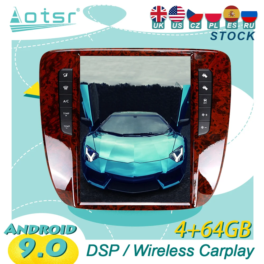Экран в стиле Tesla на Android 9,0 для GMC Yukon/ Chevrolet Tahoe/Chevrolet 2007-2012, автомобильный GPS-навигатор, автомобильное радио, стерео Carplay
Экран в стиле Tesla на Android 9,0 для GMC Yukon/ Chevrolet Tahoe/Chevrolet 2007-2012, автомобильный GPS-навигатор, автомобильное радио, стерео Carplay
