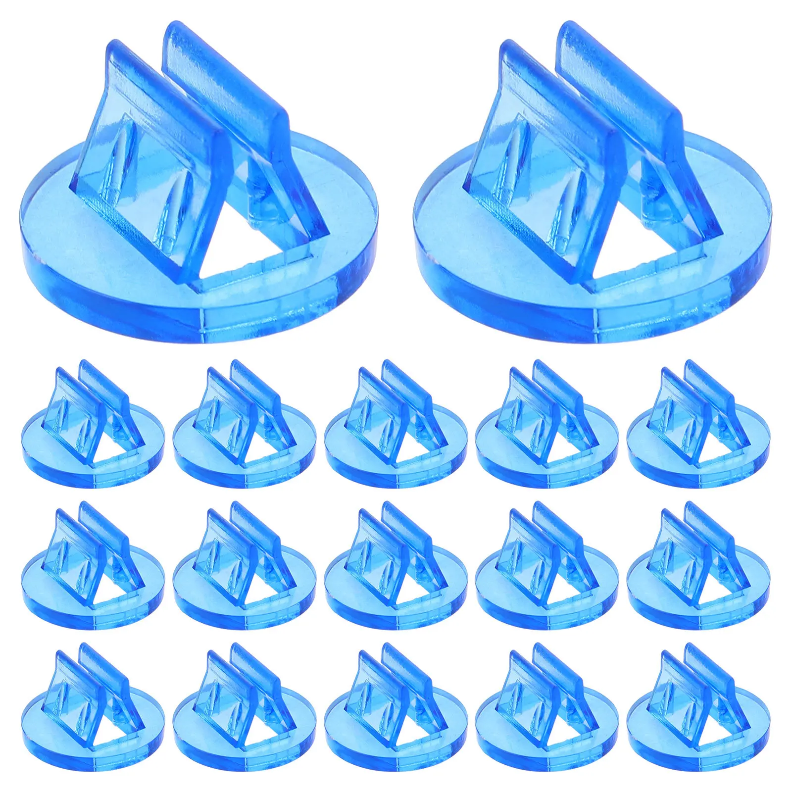 100Pcs Small Tabletop Card Holder 0.8inch Plastic Playing Card Holder Stand for Board Game Supplies Name Cards Desk Display
100Pcs Small Tabletop Card Holder 0.8inch Plastic Playing Card Holder Stand for Board Game Supplies Name Cards Desk Display