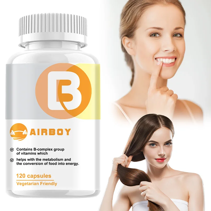 Vitamin B Complex Capsules - Supports Cellular Energy, Promotes Skin, Brain and Nervous Health, Improve Mental Clarity
Vitamin B Complex Capsules - Supports Cellular Energy, Promotes Skin, Brain and Nervous Health, Improve Mental Clarity