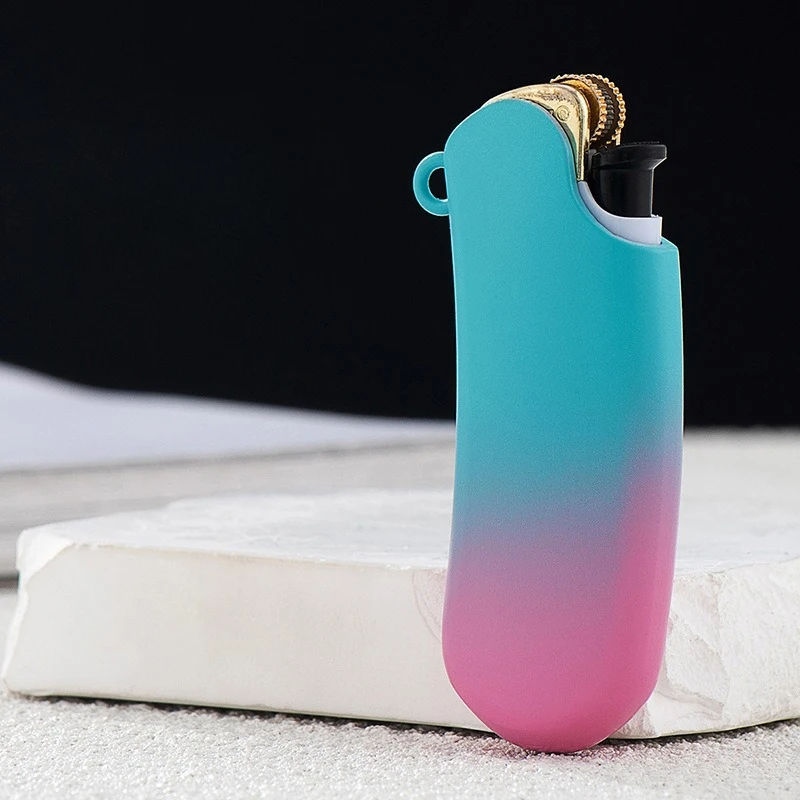 Newest Fashion Metal Banana Machine Small Gradient Color Creative Durable Grinding Wheel Open Flame Gas Men's Smoking Lighter
Newest Fashion Metal Banana Machine Small Gradient Color Creative Durable Grinding Wheel Open Flame Gas Men's Smoking Lighter