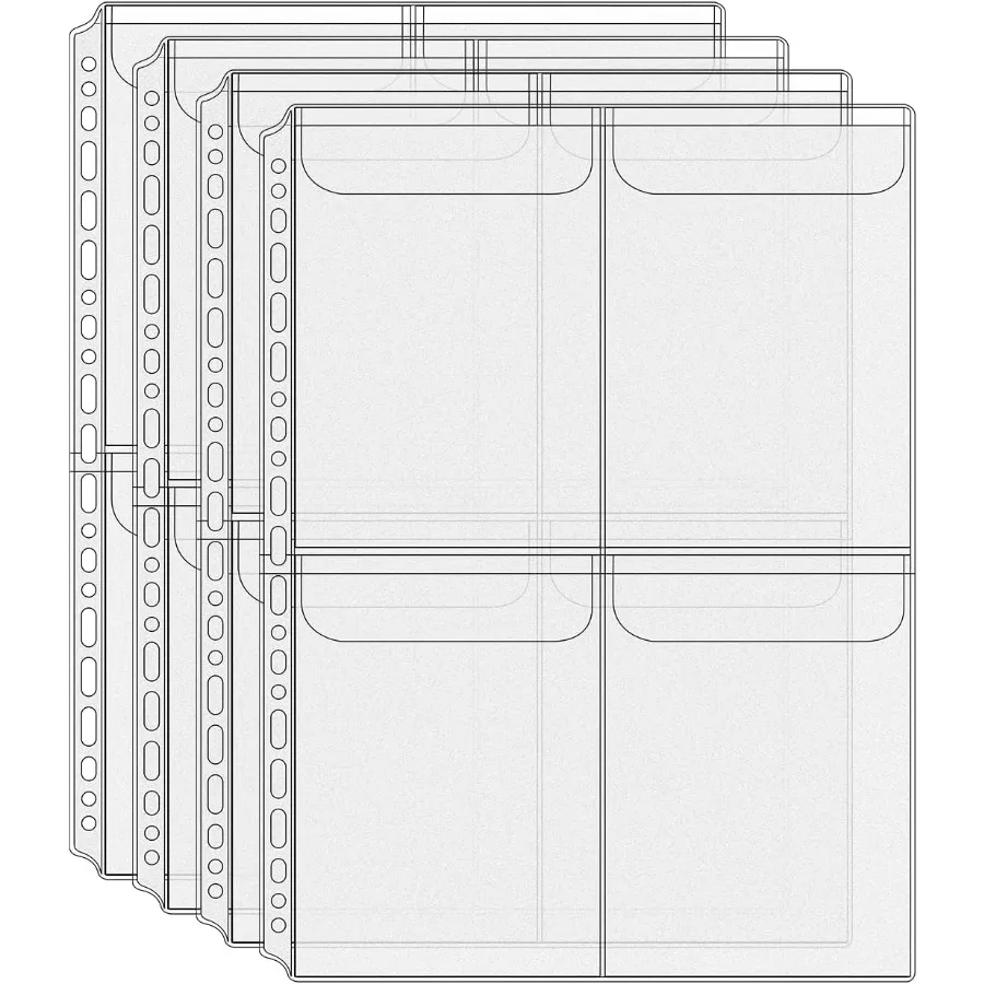 Карманы для папок формата А4, конверты для наличных денег без молнии, 4 кармана, рукава для папок с клапаном, мешочки для папок, вкладыши, папка для фотокар 
Карманы для папок формата А4, конверты для наличных денег без молнии, 4 кармана, рукава для папок с клапаном, мешочки для папок, вкладыши, папка для фотокар