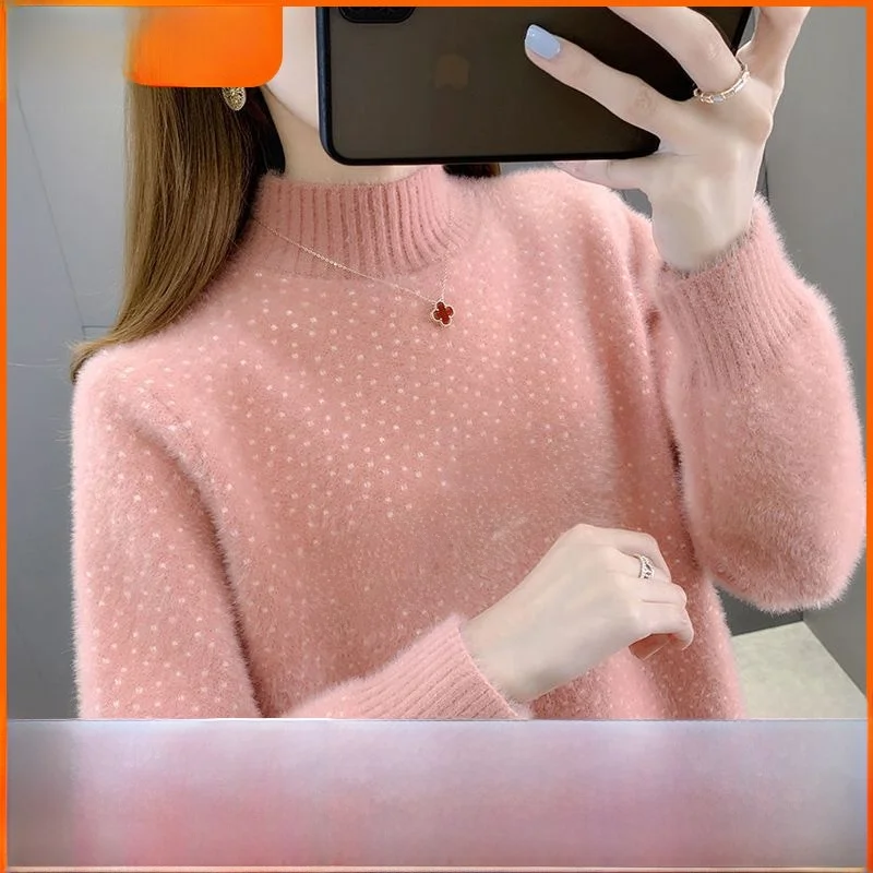 plus Size Thiened Fce Knitwear Women's Base irt Autumn Winter Heavyweight Water Rabbit Fur Simulation Long Sve Crew...
plus Size Thiened Fce Knitwear Women's Base irt Autumn Winter Heavyweight Water Rabbit Fur Simulation Long Sve Crew...