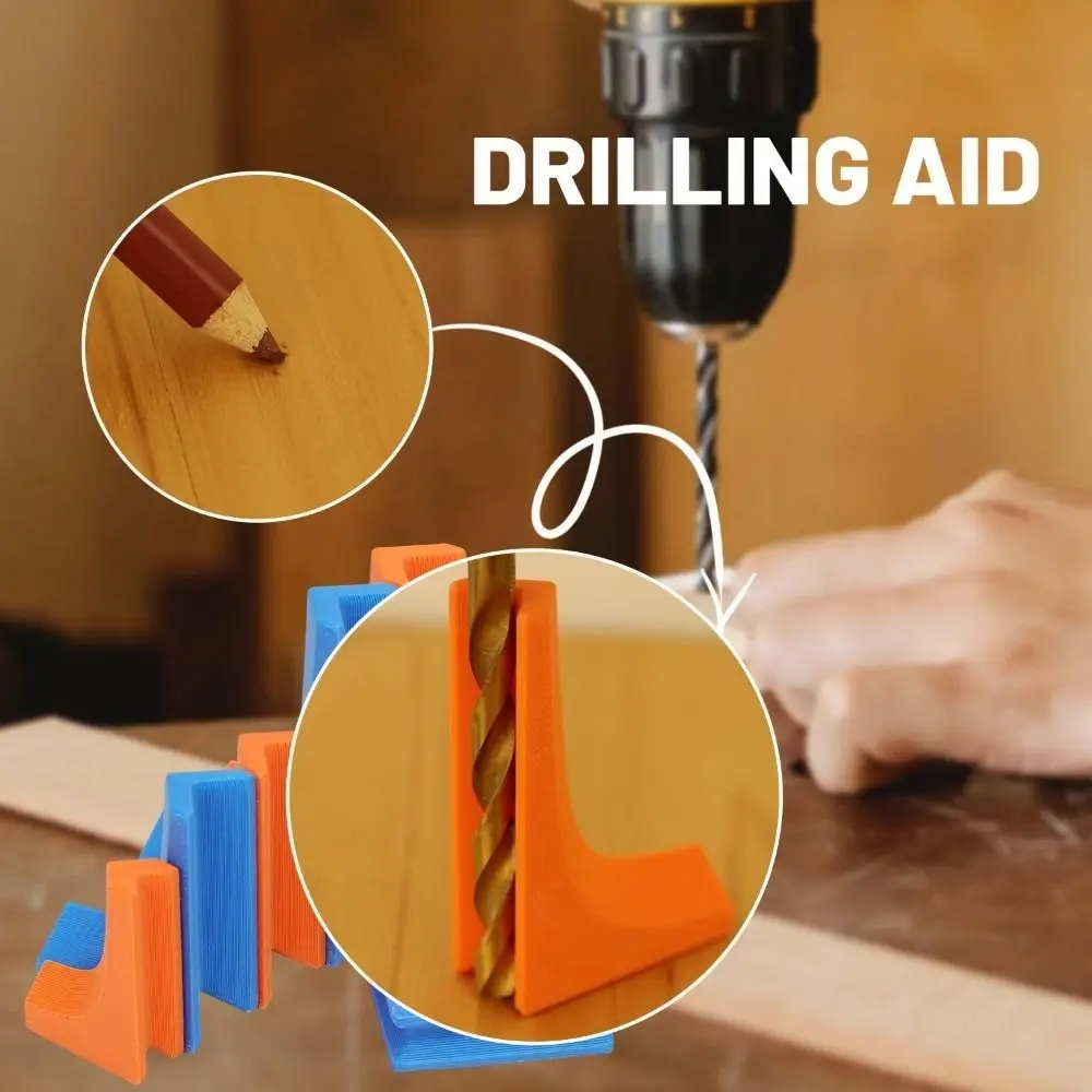 3Pcs/Set Non Slip Drilling Aid Set Wear-Resistant DIY Vertical Drilling Locator Precision Drilling Guide Tool
3Pcs/Set Non Slip Drilling Aid Set Wear-Resistant DIY Vertical Drilling Locator Precision Drilling Guide Tool