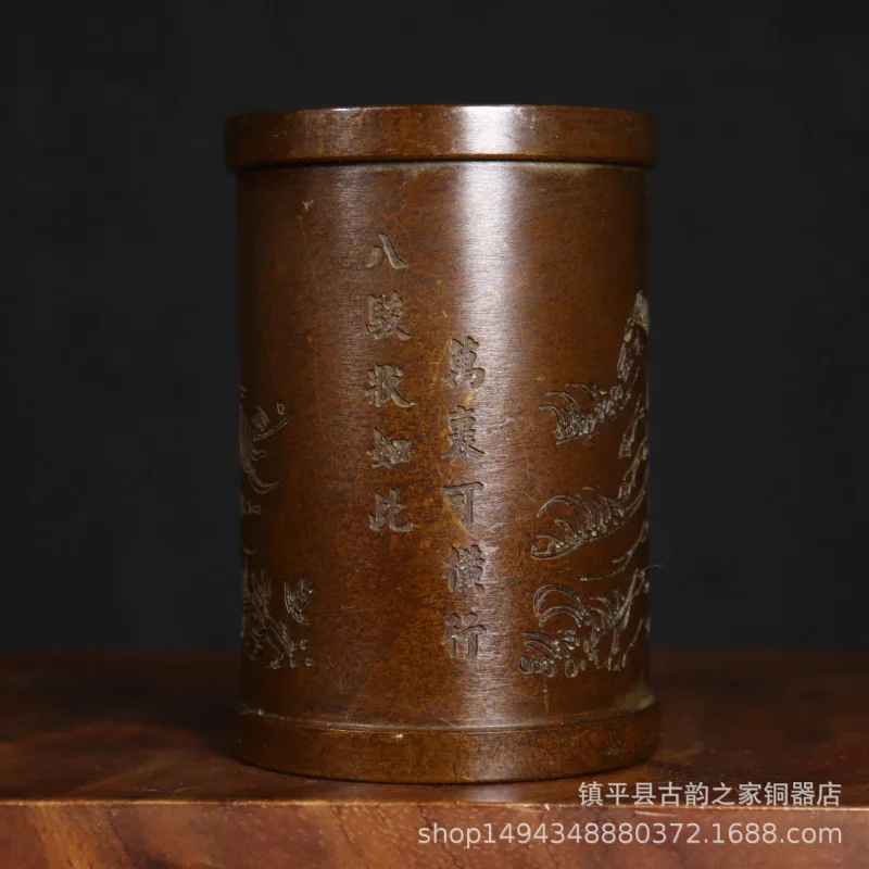 Подставка для ручек из чистой латуни «Восемь лошадей», настольное украшение для офиса, деловой подарок, декоративный держатель для ручек
Подставка для ручек из чистой латуни «Восемь лошадей», настольное украшение для офиса, деловой подарок, декоративный держатель для ручек