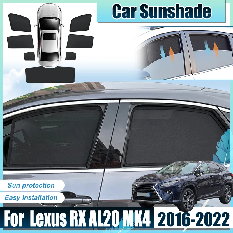 For Lexus RX AL20 Accessories MK4 300h 350h 450h 2016-2022 Car Window Sun Shades Covers light Shield Baffle Screen UV Protector
For Lexus RX AL20 Accessories MK4 300h 350h 450h 2016-2022 Car Window Sun Shades Covers light Shield Baffle Screen UV Protector
