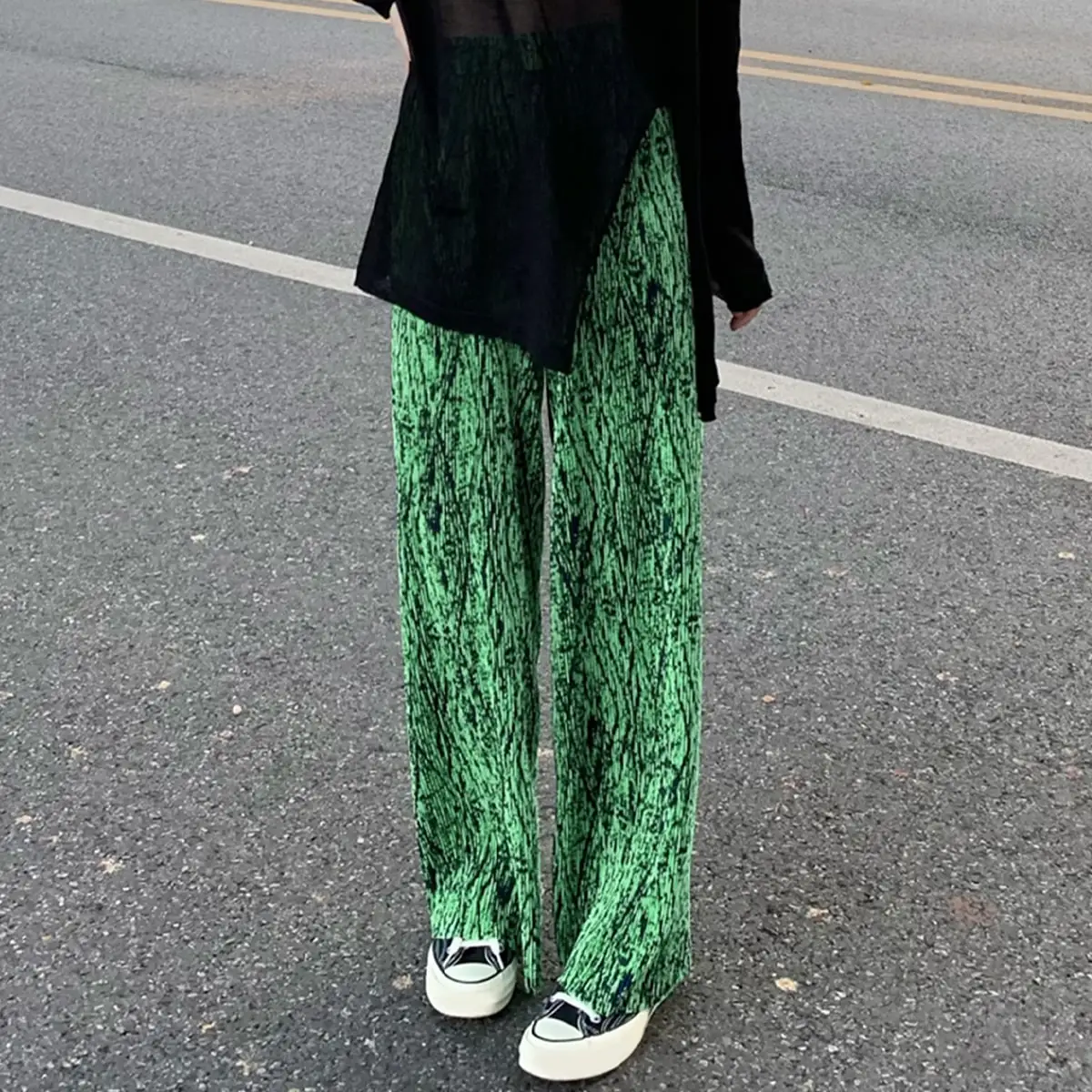 South Korea's Dongdaemun Summer Design Thin Drapey High-Waisted Straight Pants Loose Slimming Look Wide-Leg Cool Pants for Women
South Korea's Dongdaemun Summer Design Thin Drapey High-Waisted Straight Pants Loose Slimming Look Wide-Leg Cool Pants for Women