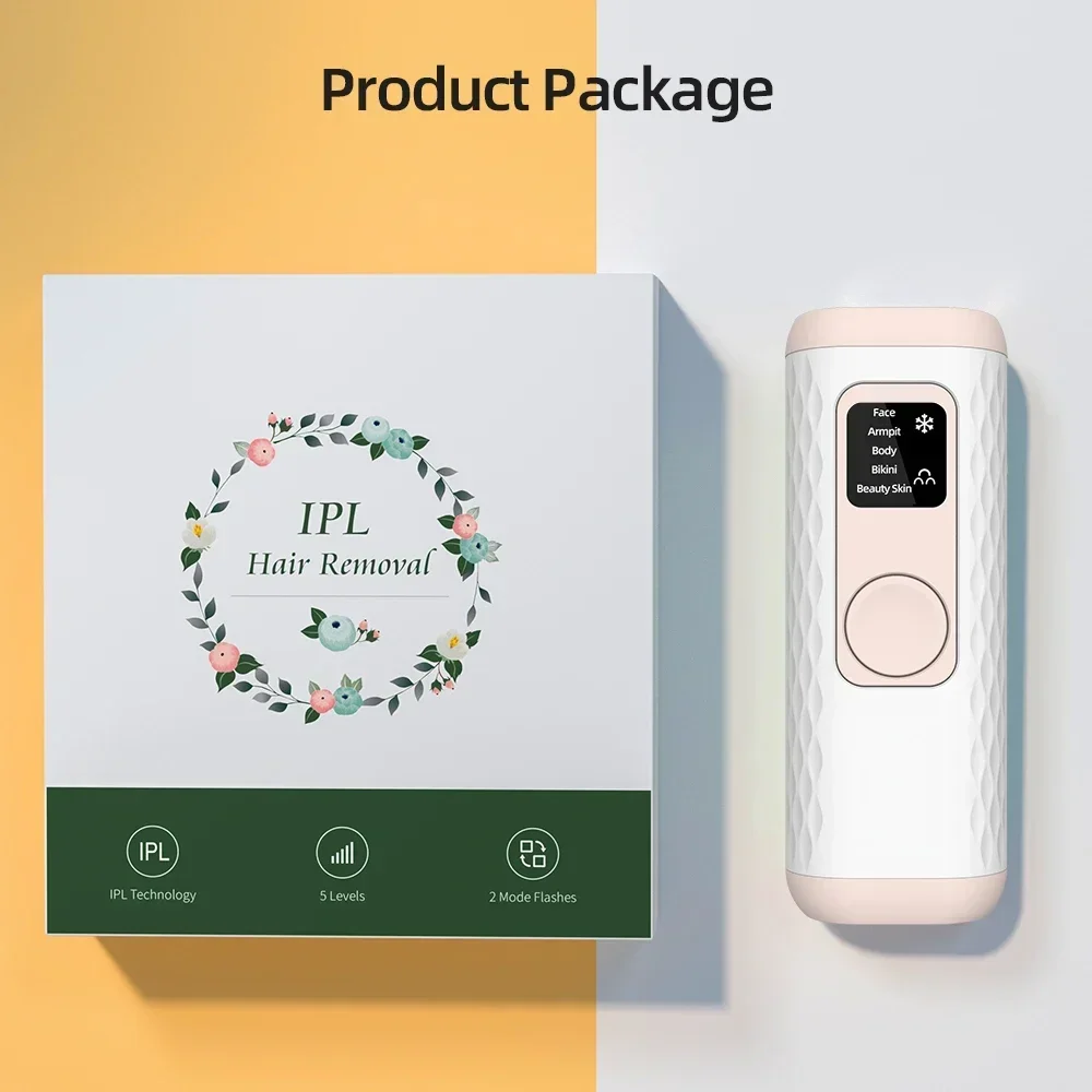 Painless Portable Ipl Laser Hair Removal Home Use Ice Cooling Epilator Professional Machine Handset for Women Whole Body
Painless Portable Ipl Laser Hair Removal Home Use Ice Cooling Epilator Professional Machine Handset for Women Whole Body