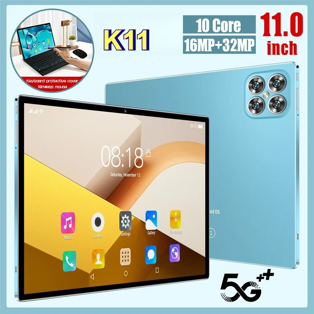 2025 K11 Планшеты 5G Dual SIM 16 ГБ + 1 ТБ Оригинальный аккумулятор 11HD 10000 мАч Система Android Планшет Глобальная версия ПК для детей
2025 K11 Планшеты 5G Dual SIM 16 ГБ + 1 ТБ Оригинальный аккумулятор 11HD 10000 мАч Система Android Планшет Глобальная версия ПК для детей