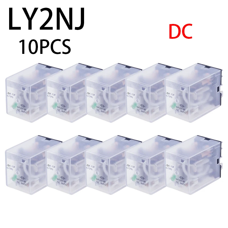 10 шт. LY2NJ HH62P JQX-13F электронное мини электромагнитное реле 10 А 8PIN катушка DPDT DC 6 в 12 В 24 в 36 в 48 в 110 В 220 В
10 шт. LY2NJ HH62P JQX-13F электронное мини электромагнитное реле 10 А 8PIN катушка DPDT DC 6 в 12 В 24 в 36 в 48 в 110 В 220 В