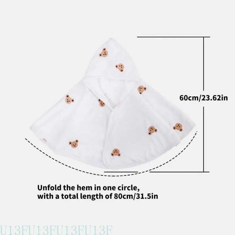 U13F Baby Hooded Bath Towel Soft Comfortable Cloak Shoulder Wrap Blanket Bathrobe
U13F Baby Hooded Bath Towel Soft Comfortable Cloak Shoulder Wrap Blanket Bathrobe