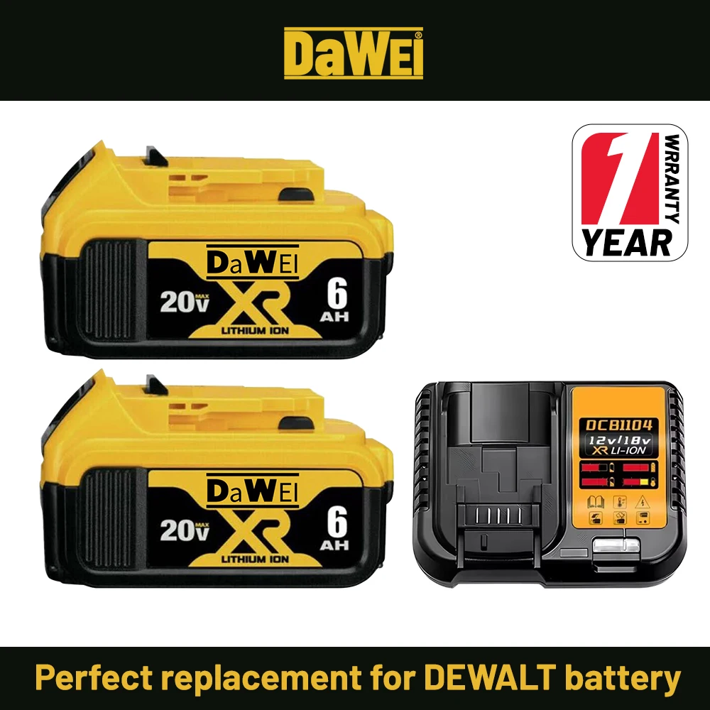 для аккумулятора DEWALT 20 В, 6 Ач, литий-ионная аккумуляторная батарея, DCB115, DCB118, быстрая зарядка, аккумулятор для электроинструмента
для аккумулятора DEWALT 20 В, 6 Ач, литий-ионная аккумуляторная батарея, DCB115, DCB118, быстрая зарядка, аккумулятор для электроинструмента
