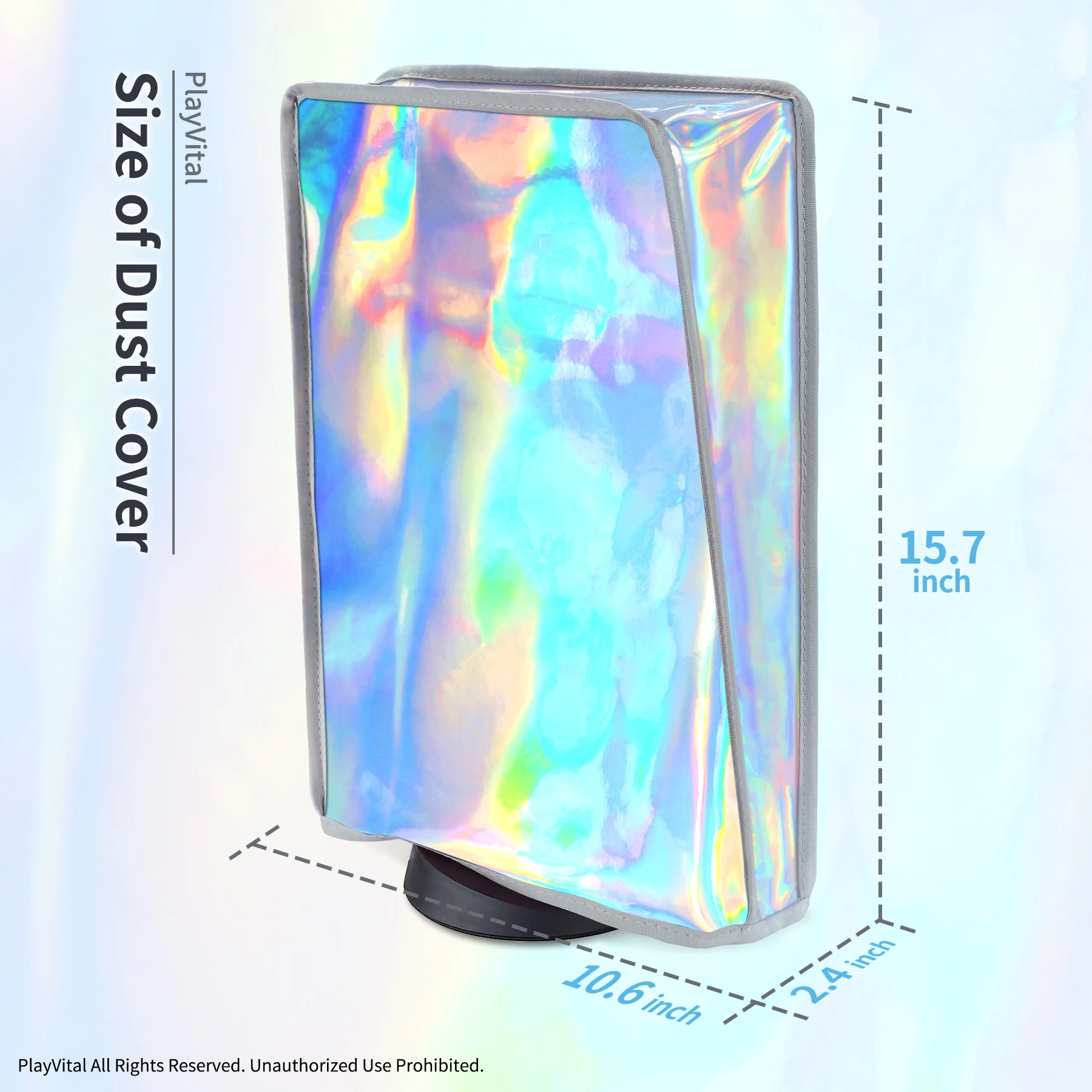 PlayVital Dust Cover For PS5 Console,Double-walled Laser Vertical Dust Guard Anti Scratch Waterproof Sleeve for ps5 Disc/Digital
PlayVital Dust Cover For PS5 Console,Double-walled Laser Vertical Dust Guard Anti Scratch Waterproof Sleeve for ps5 Disc/Digital