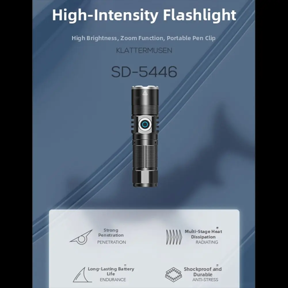Strong Light For Mini Flashlight with Magnetic Base for Night Hiking Outdoor Camping USB Fast Charging 18350 Battery SD5446
Strong Light For Mini Flashlight with Magnetic Base for Night Hiking Outdoor Camping USB Fast Charging 18350 Battery SD5446
