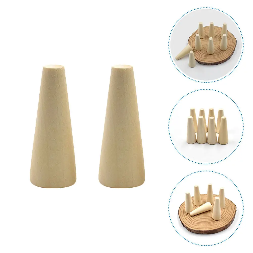 24Pcs Wooden Cone Ring Holder Jewelry Display Stand Ring Organizer for Retail Store Display Jewelry Displays for Selling
24Pcs Wooden Cone Ring Holder Jewelry Display Stand Ring Organizer for Retail Store Display Jewelry Displays for Selling