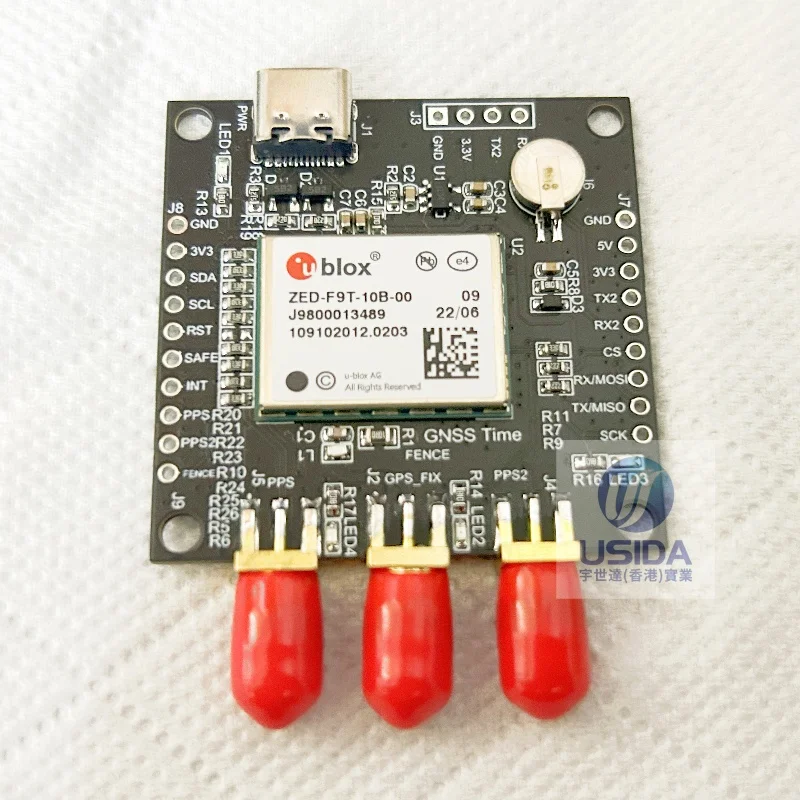 ZED-F9T-10B-00 High precision GPS positioning board Three input antennas GNSS Locate the board, beidou
ZED-F9T-10B-00 High precision GPS positioning board Three input antennas GNSS Locate the board, beidou