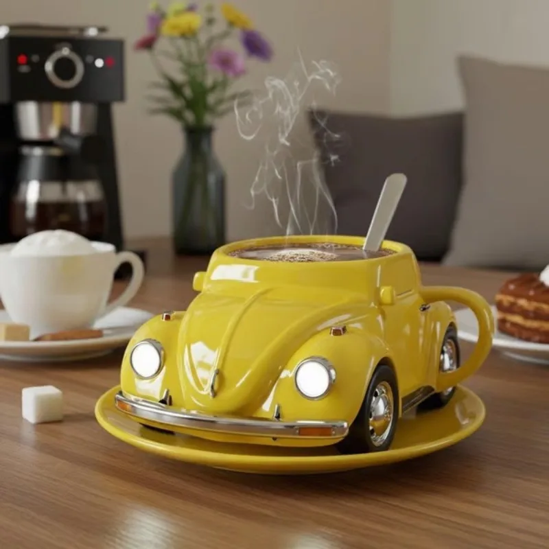Creative Mustang Shaped Coffee Mug Beetle Shaped Coffee Cup, Can Be Used As A Cup or As A Decoration for Car Enthusiasts
Creative Mustang Shaped Coffee Mug Beetle Shaped Coffee Cup, Can Be Used As A Cup or As A Decoration for Car Enthusiasts