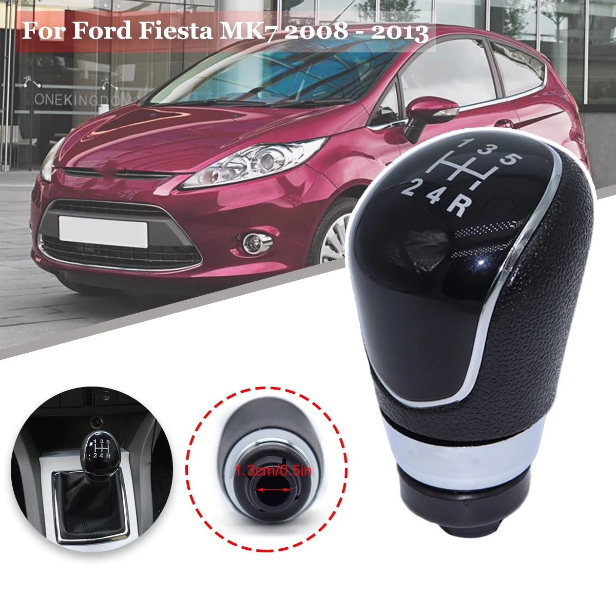 5SP+R Gear Shift Knob For Ford Fiesta MK7 2008 -2012 2013 Focus MK2 FL Transit-Connect MT M12 Shifter Gearstick Lever Pen Handle
5SP+R Gear Shift Knob For Ford Fiesta MK7 2008 -2012 2013 Focus MK2 FL Transit-Connect MT M12 Shifter Gearstick Lever Pen Handle