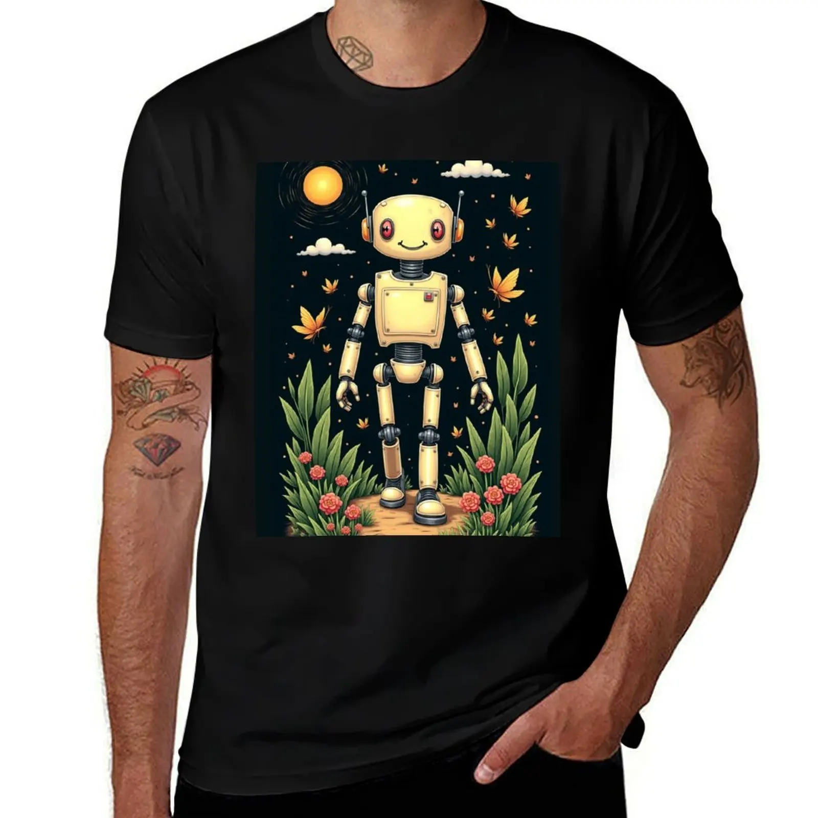 Fun Robot Trip T-Shirt customs vintage graphic t shirt vintage custom t shirt cotton t shirt men
Fun Robot Trip T-Shirt customs vintage graphic t shirt vintage custom t shirt cotton t shirt men