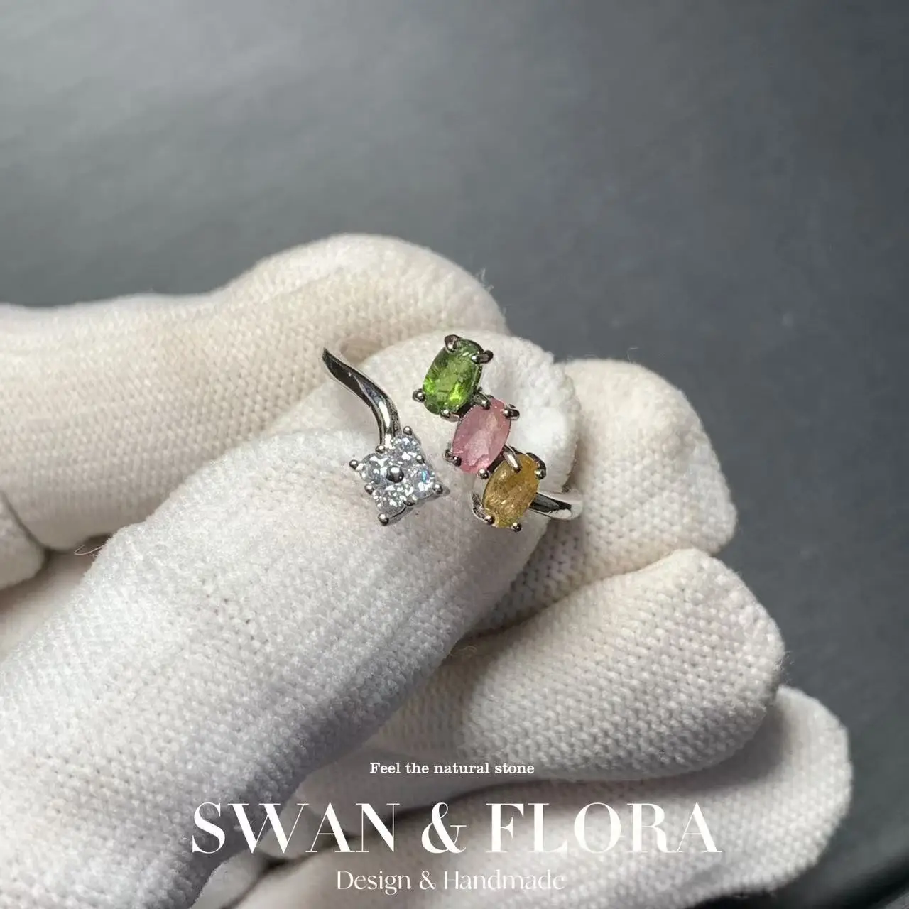 New Arrival Natural Tourmaline Rings Female Jewelry For Women Gift Copper Cute Stone Flower
New Arrival Natural Tourmaline Rings Female Jewelry For Women Gift Copper Cute Stone Flower
