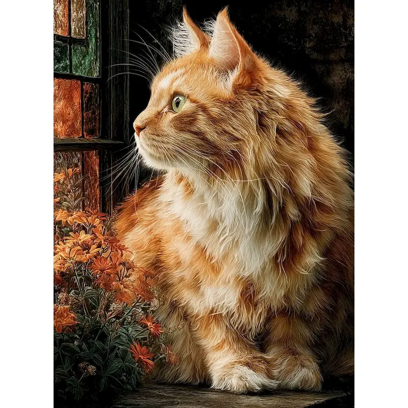 RUOPOTY 5d Diy Diamond Painting Flower Cat Handcraft Art Kit Home Decoration Full Round/Square Embroidery Animal Picture
RUOPOTY 5d Diy Diamond Painting Flower Cat Handcraft Art Kit Home Decoration Full Round/Square Embroidery Animal Picture