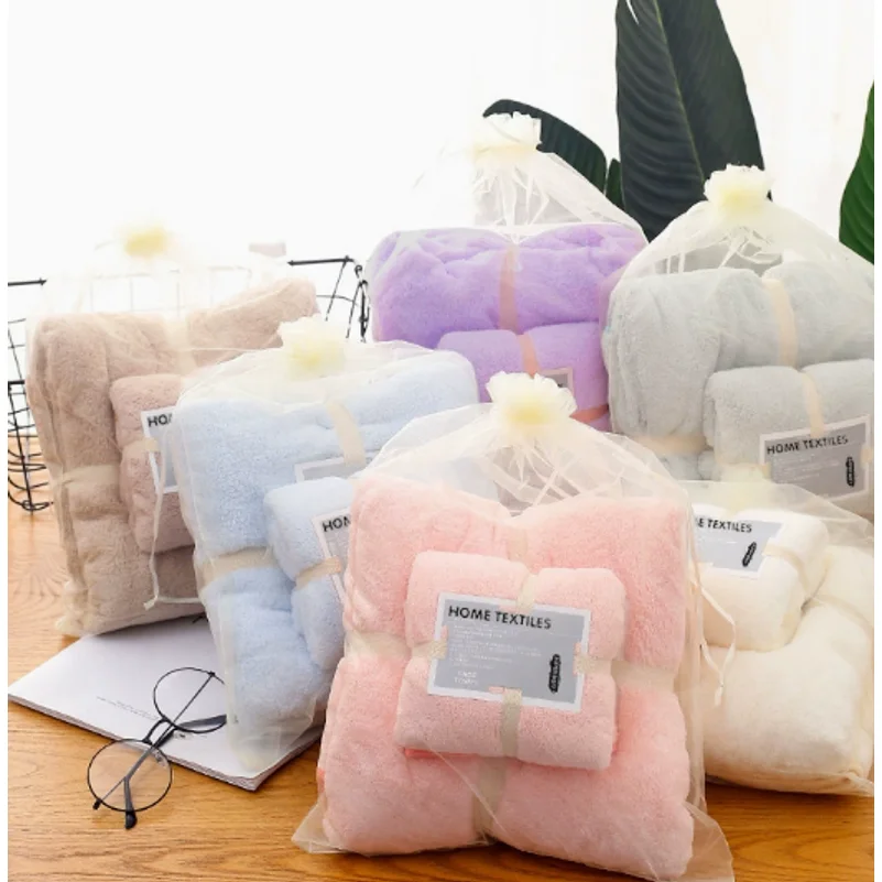 Super Soft Coral Velvet Towel Set Absorbent Bath Towel Face Towel 2Pcs Family Couple Home Sports Sweat Wicking Gym Towels
Super Soft Coral Velvet Towel Set Absorbent Bath Towel Face Towel 2Pcs Family Couple Home Sports Sweat Wicking Gym Towels