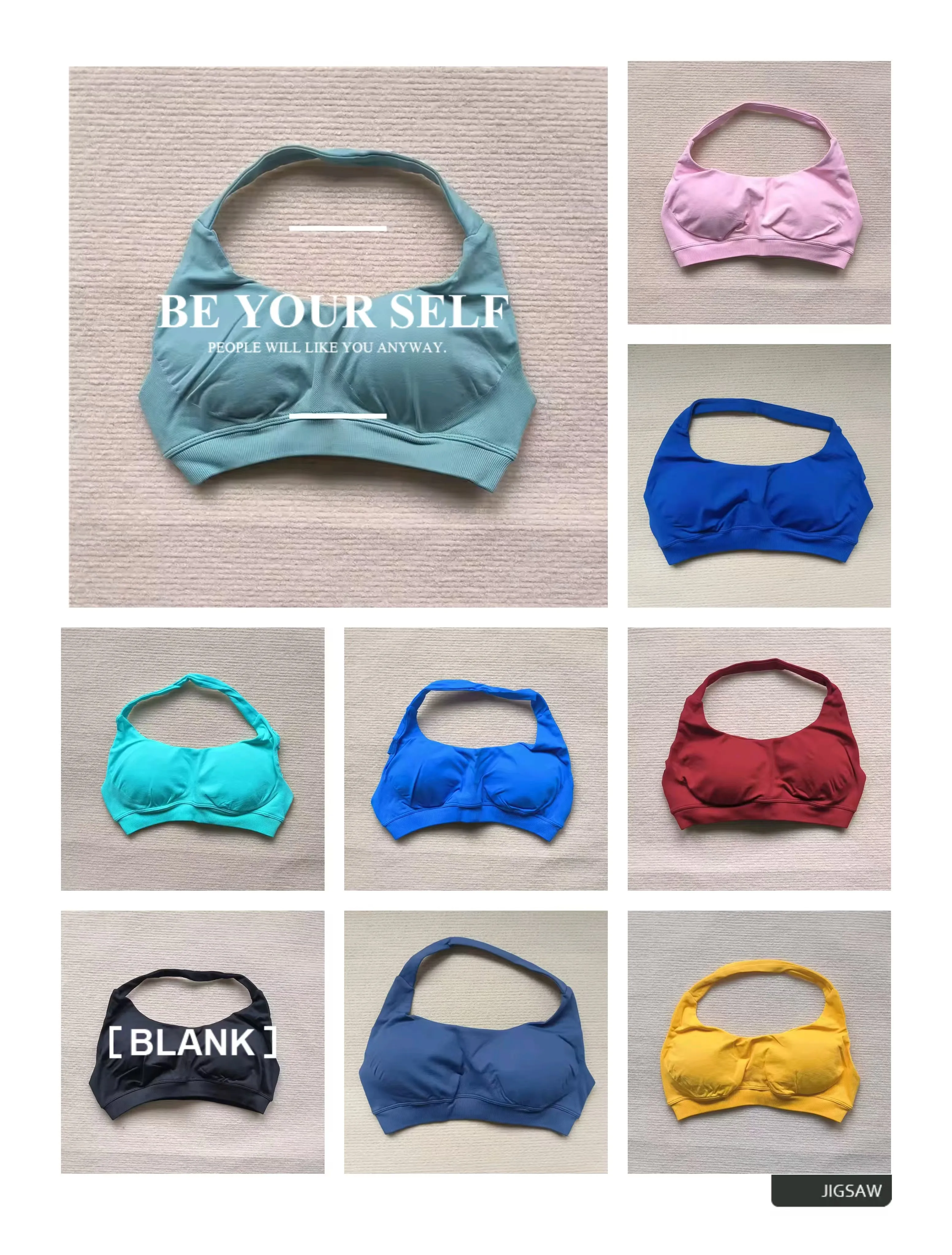 Seamless yoga backless neck hanging sports bra, fitness shaping, anti glare women's beautiful back vest
Seamless yoga backless neck hanging sports bra, fitness shaping, anti glare women's beautiful back vest