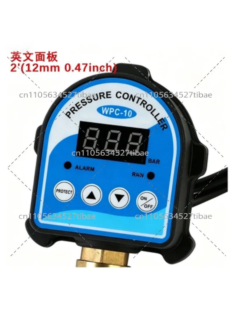 WPC10 Digital Water Pressure Switch with Display, Electronic Controller for Booster Pump, G1/2 Adapter Included
WPC10 Digital Water Pressure Switch with Display, Electronic Controller for Booster Pump, G1/2 Adapter Included