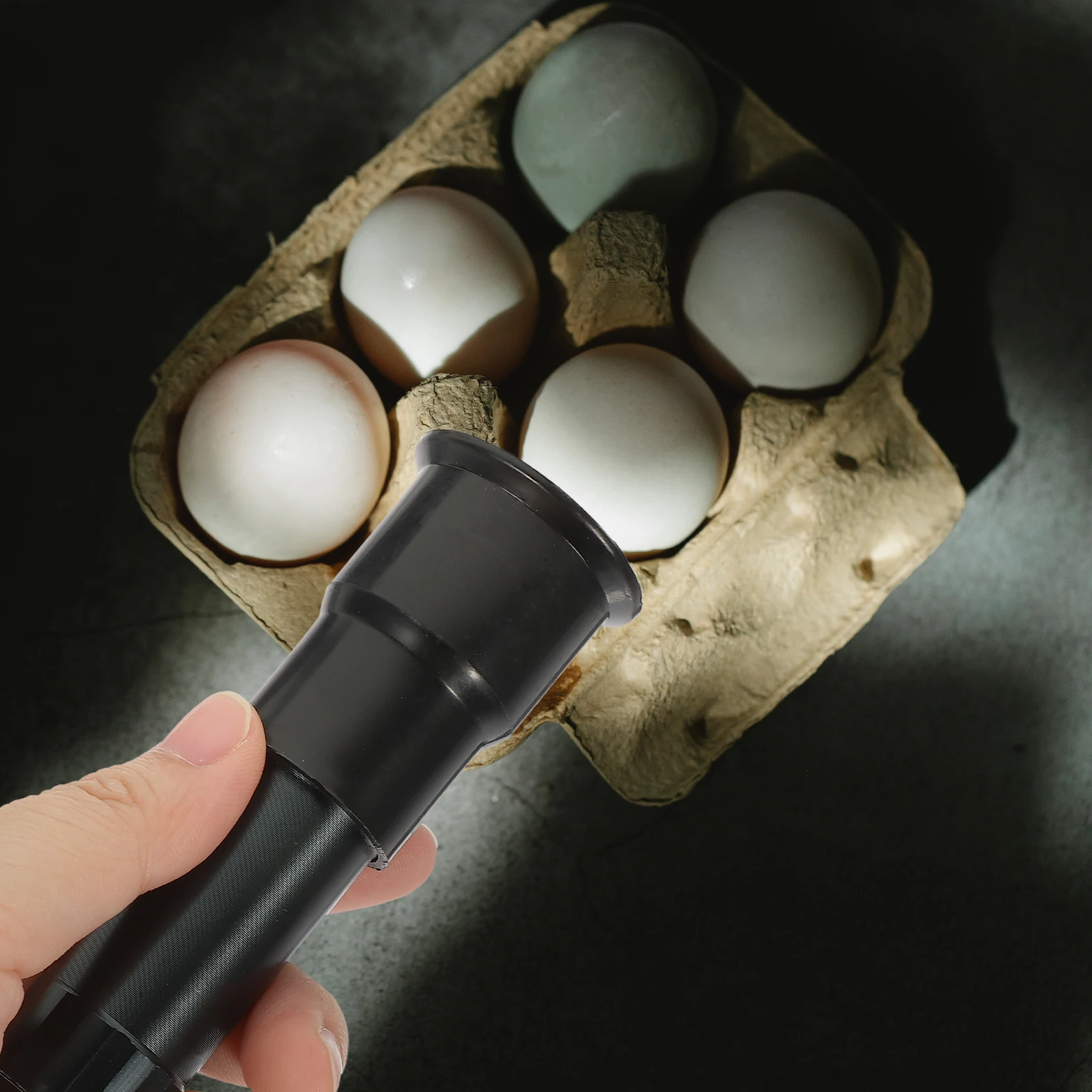 Handheld Egg Candler Black Poultry Incubation Tool Egg Tester for Chicken Quail Eggs Cold Light Portable Lamp High Brightness
Handheld Egg Candler Black Poultry Incubation Tool Egg Tester for Chicken Quail Eggs Cold Light Portable Lamp High Brightness