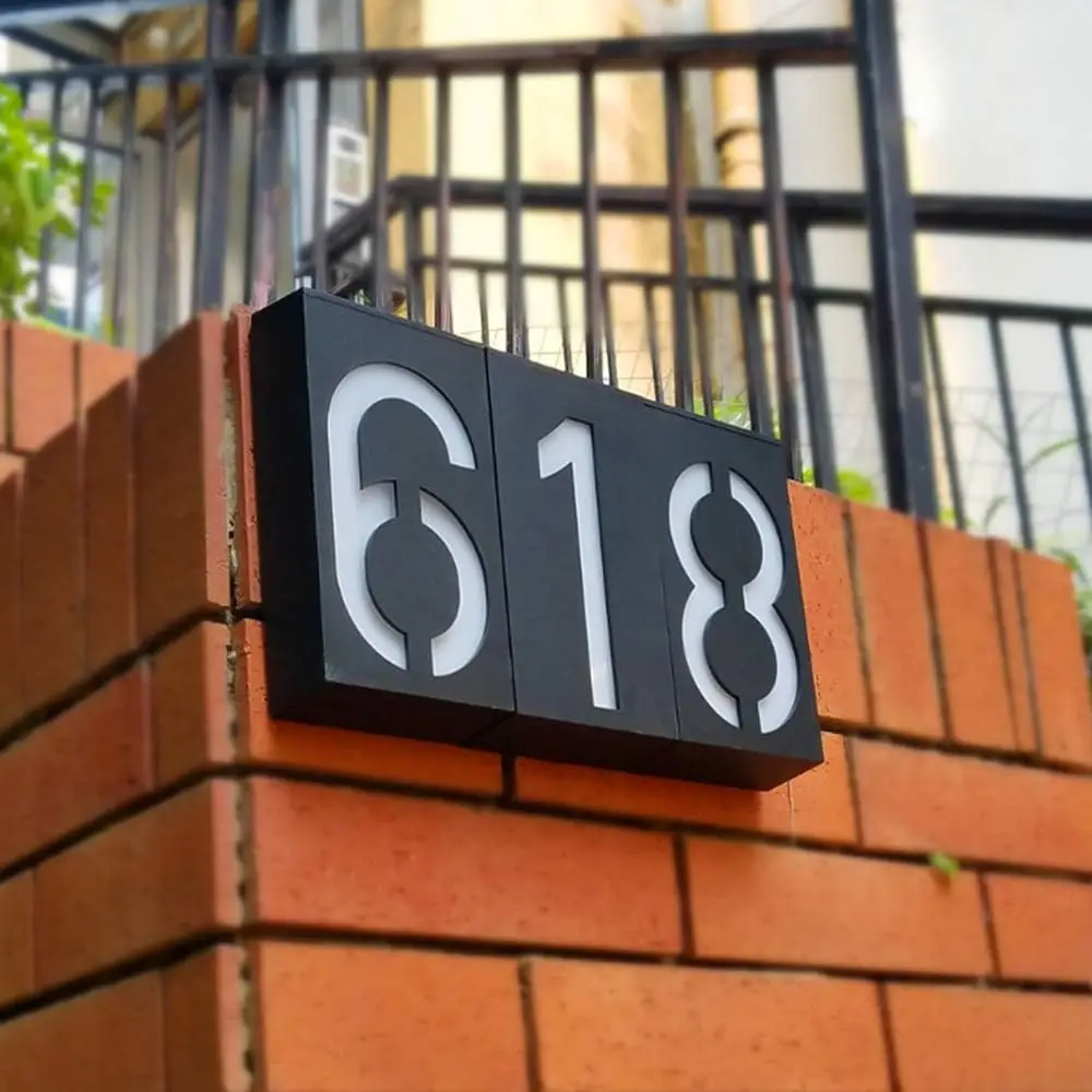 1Pcs Solar Lighted House Numbers for Outside, Garden Yard Building Address Numbers Sign Plate Solar Powered
1Pcs Solar Lighted House Numbers for Outside, Garden Yard Building Address Numbers Sign Plate Solar Powered