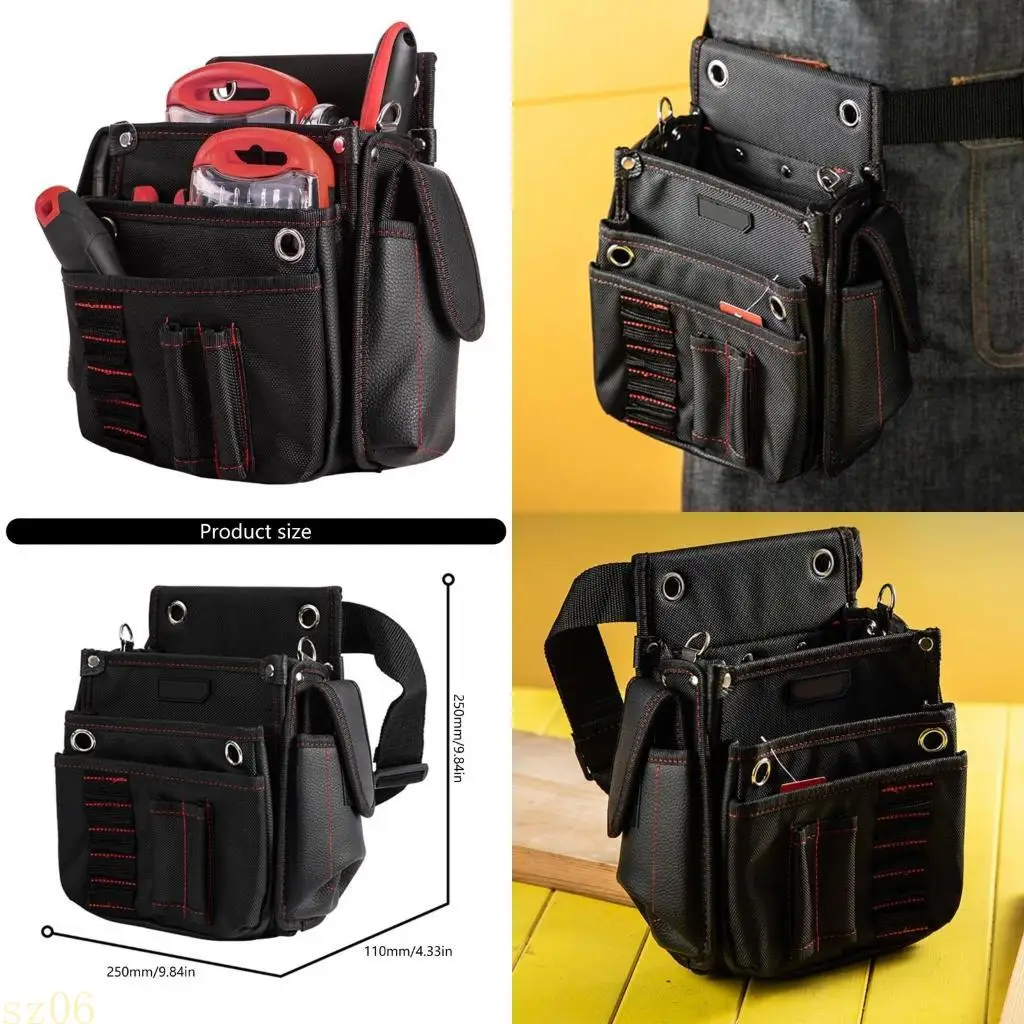 Q2Q4 Repair Tool Belt Pouch with Adjustable Belt Work Bag Waist Pack Tool Organizers for Professionals and DIY Enthusiasts
Q2Q4 Repair Tool Belt Pouch with Adjustable Belt Work Bag Waist Pack Tool Organizers for Professionals and DIY Enthusiasts