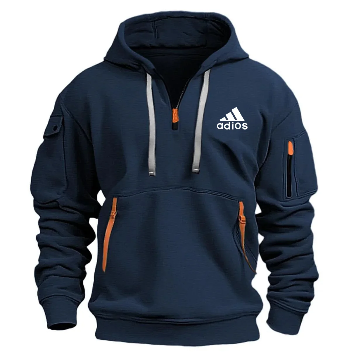 Men's clothing design clothing multi-zipper hooded sweatshirt autumn and winter fashion casual pullover long-sleeved hoodie
Men's clothing design clothing multi-zipper hooded sweatshirt autumn and winter fashion casual pullover long-sleeved hoodie