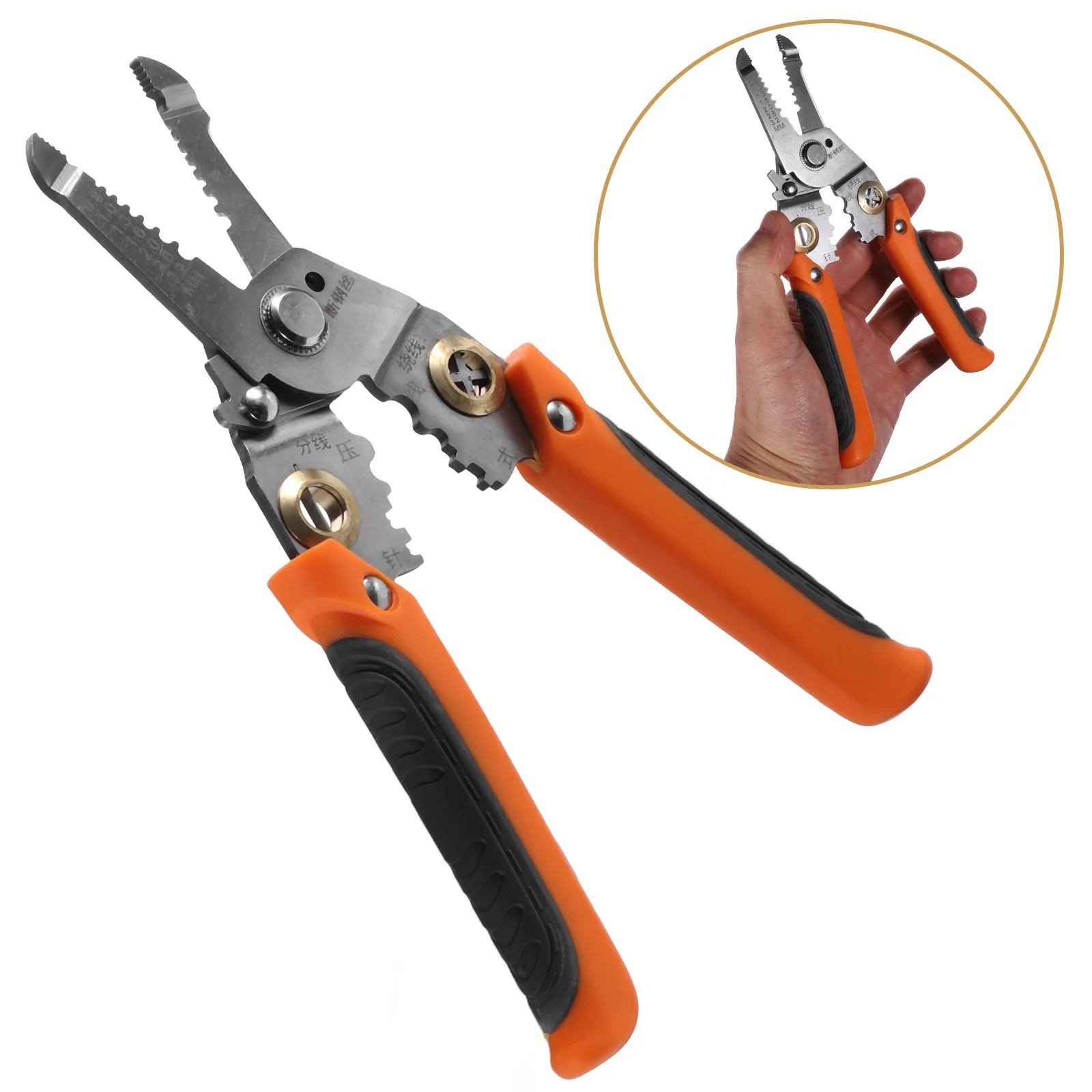 Multi Functional Wire Stripping Pliers Electrical Disconnect Pliers Crimping Tool Wire Cutter Puller Electricians
Multi Functional Wire Stripping Pliers Electrical Disconnect Pliers Crimping Tool Wire Cutter Puller Electricians