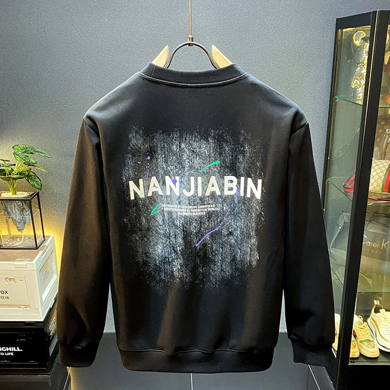 2024 new hoodie men's autumn and winter fashion printed casual versatile street high-end loose elastic long sleeved T-shirt
2024 new hoodie men's autumn and winter fashion printed casual versatile street high-end loose elastic long sleeved T-shirt