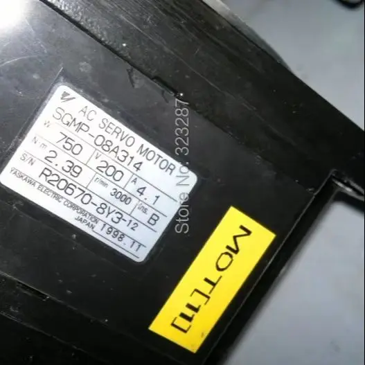 Протестированный рабочий серводвигатель переменного тока SGMP-08A312 SGMP-08A314S SGMP-08A314 SGMP-08A316
Протестированный рабочий серводвигатель переменного тока SGMP-08A312 SGMP-08A314S SGMP-08A314 SGMP-08A316