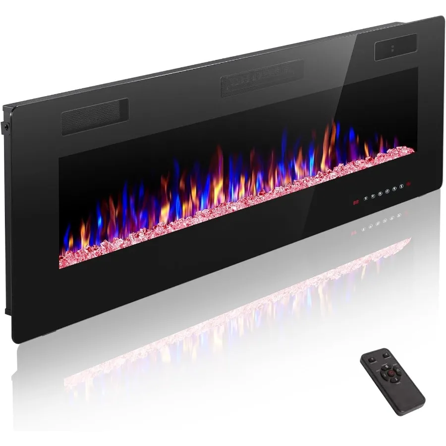 68inch UltraThin Electric Fireplace for Living Room or Bedroom Wall Mount Installation with Remote Control and Timer 750 1500W
68inch UltraThin Electric Fireplace for Living Room or Bedroom Wall Mount Installation with Remote Control and Timer 750 1500W