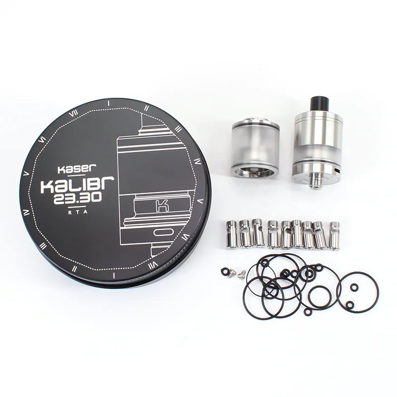 sxk Kooroo Kalibr 23.30 Style 23mm RTA 4.5ml Adjustable Airflow vape Rebuildable tank atomizer vs Kylin Mini V2
sxk Kooroo Kalibr 23.30 Style 23mm RTA 4.5ml Adjustable Airflow vape Rebuildable tank atomizer vs Kylin Mini V2