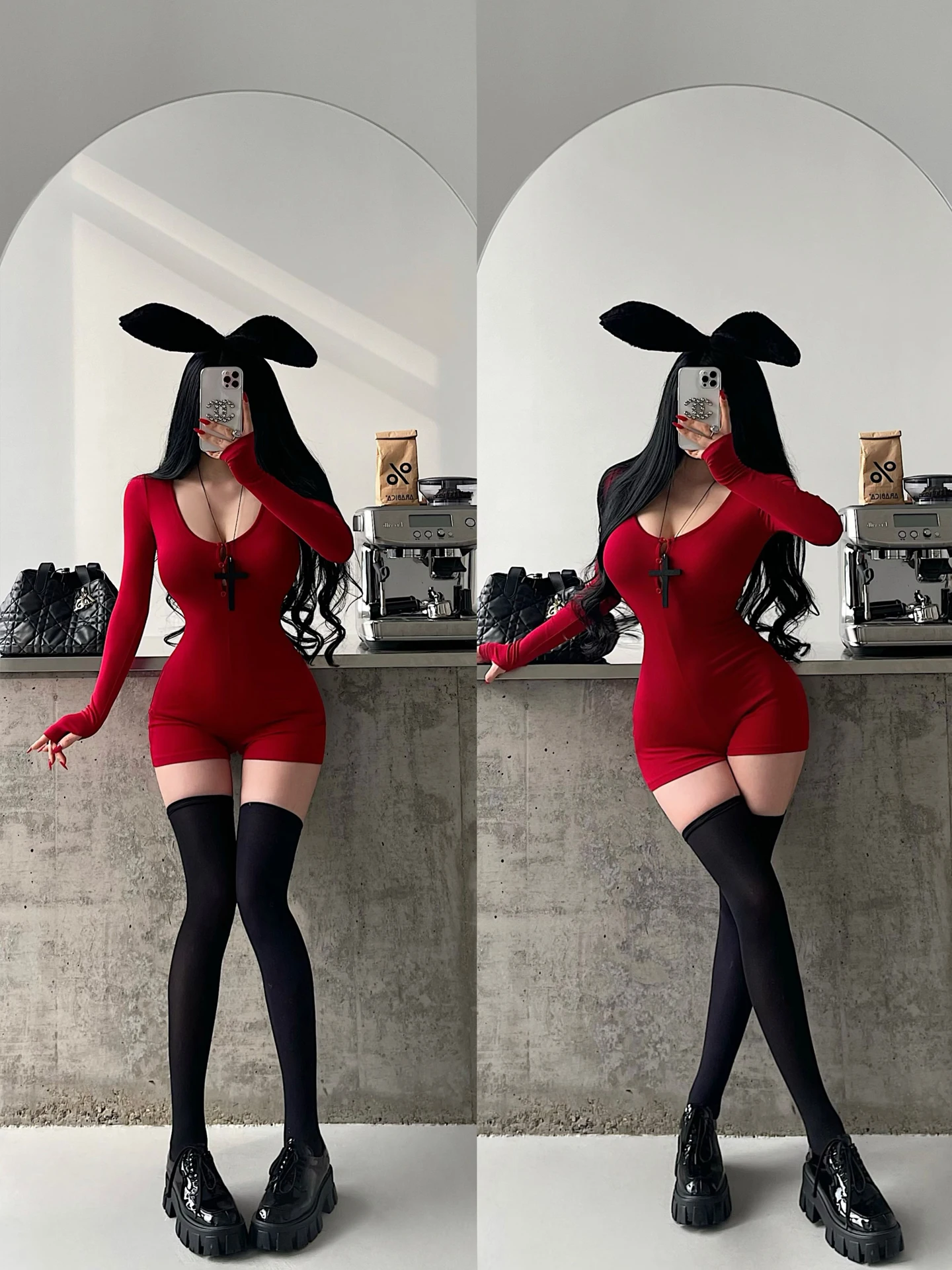 Sexy Spicy Girl One-Piece Suit Short Pants Single Button Slim Fit Long Sleeve round Neck Elastic High Waist Short Length
Sexy Spicy Girl One-Piece Suit Short Pants Single Button Slim Fit Long Sleeve round Neck Elastic High Waist Short Length
