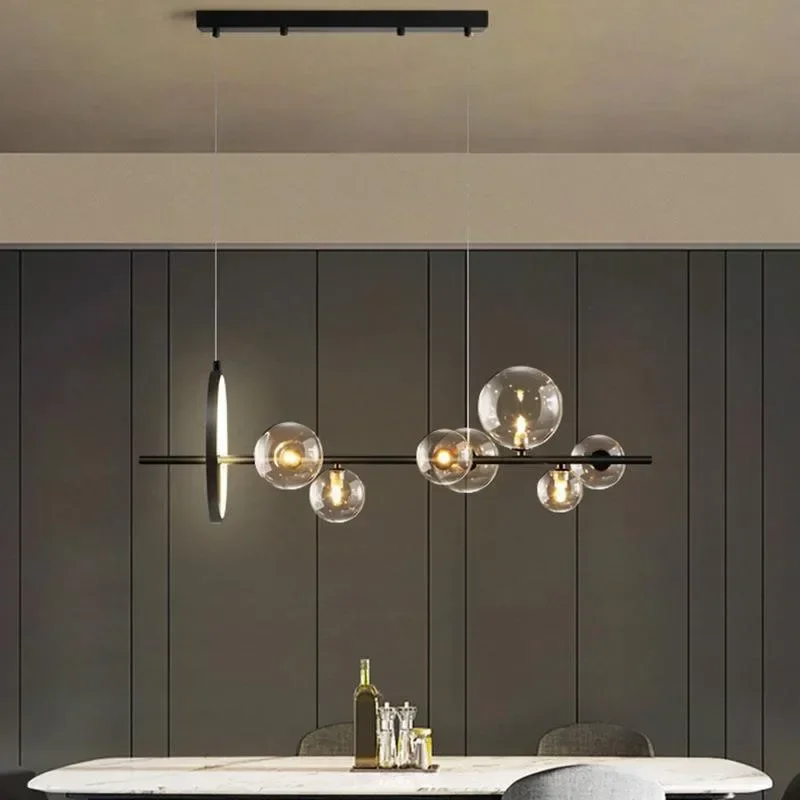 Nordic Modern Glass Chandelier Clear Glass Bubble Pendant Lights Hall Parlor Lighting Fixtures Restaurant Bedroom Chandelier
Nordic Modern Glass Chandelier Clear Glass Bubble Pendant Lights Hall Parlor Lighting Fixtures Restaurant Bedroom Chandelier