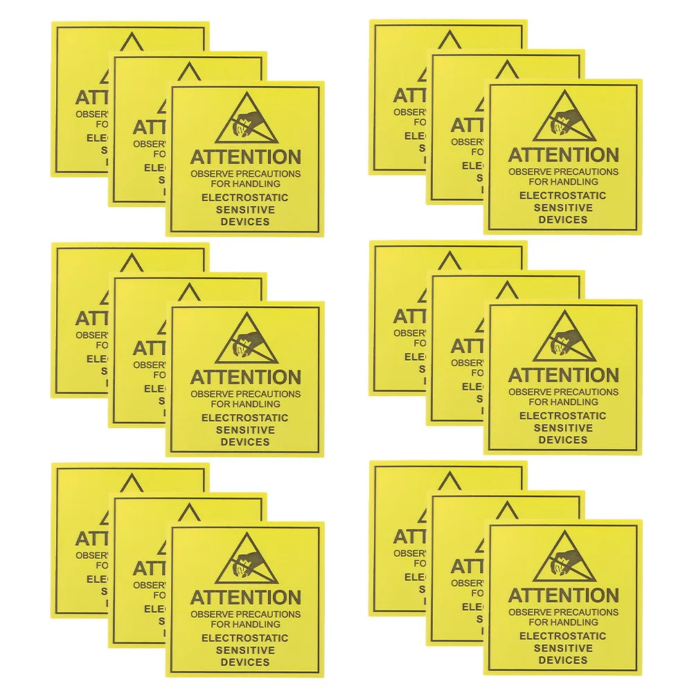 200Pcs Electrostatic Caution Labels Self Adhesive Static Warning Stickers for Electronic Equipment Safety Alert High Voltage
200Pcs Electrostatic Caution Labels Self Adhesive Static Warning Stickers for Electronic Equipment Safety Alert High Voltage