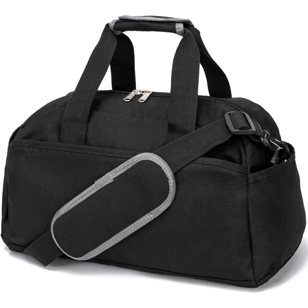 14 inch Small Gym Bag for Women & Men, Mini Duffel Bag for Travel Sports Lightweight Carry On Bag, Black
14 inch Small Gym Bag for Women & Men, Mini Duffel Bag for Travel Sports Lightweight Carry On Bag, Black